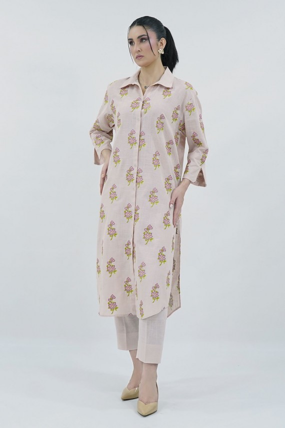 Pink Irish cotton 2pc coord set. 